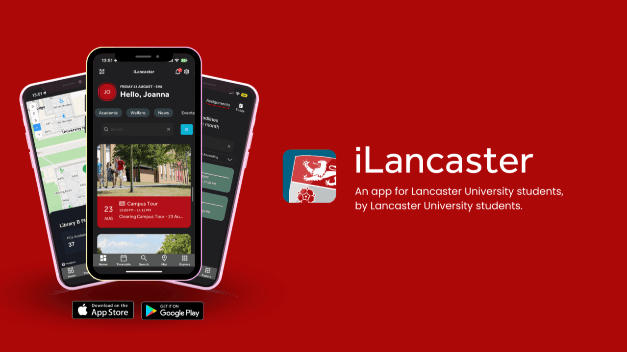 iLancaster App interface